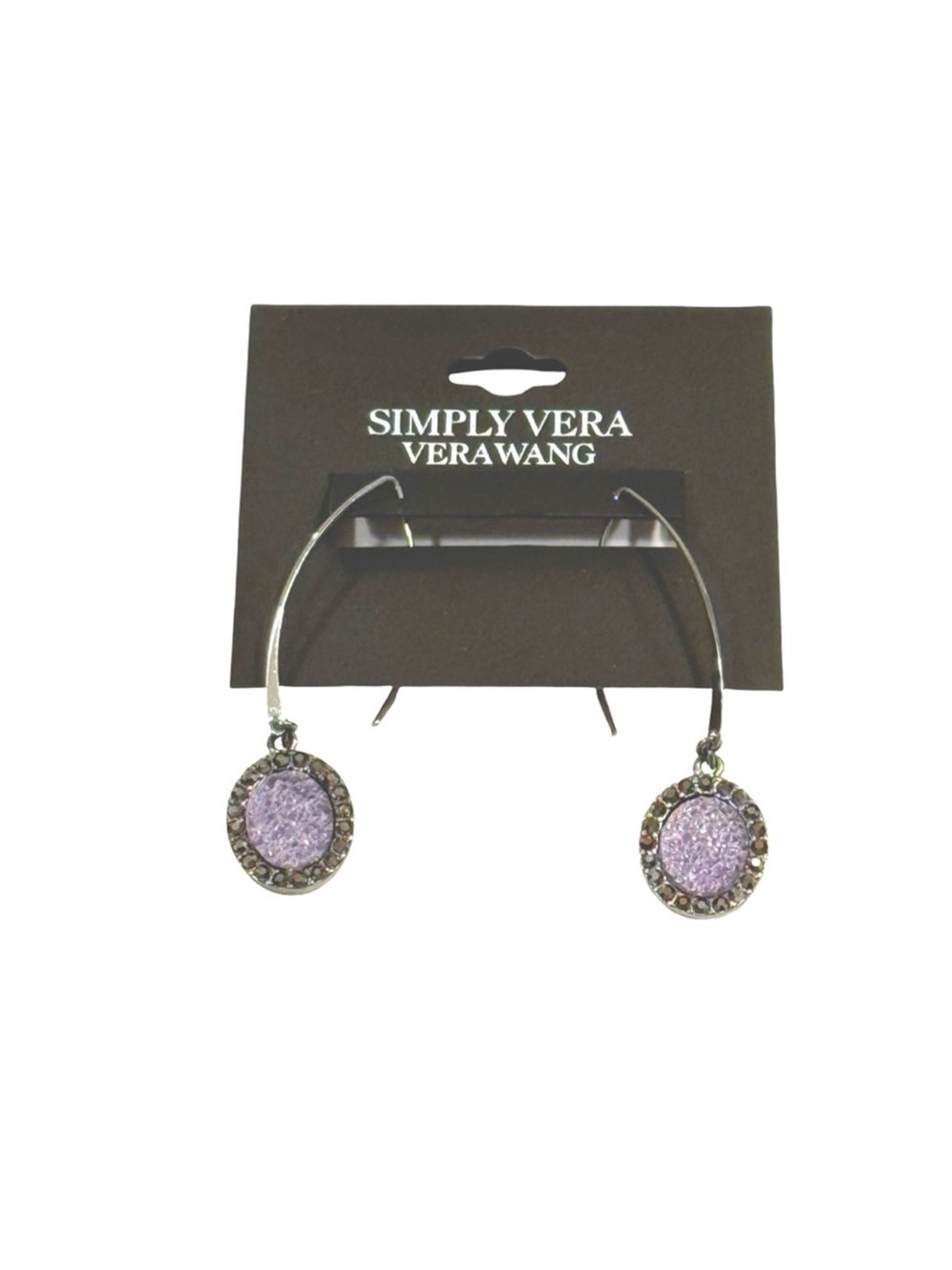 Purple Stone Earrings